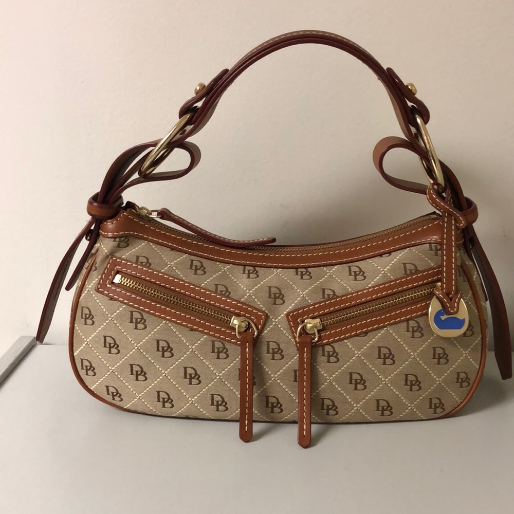 Dooney & Bourke Brown Signature Purse